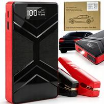 Automobilio starteris 800A su powerbank, USB 3in1 laidu ir LED žibintuvėliu