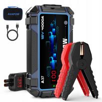Automobilio paleidimo įrenginys AVAPOW A9 MAX, 4000A, 20000mAh, su žibintuvėliu
