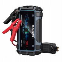 Automobilio paleidimo įrenginys Powerbank 12V, 12000 mAh, 2000A, 44Wh, IP65, su LED žibintuvėliu