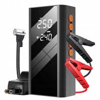 Automobilio paleidimo įrenginys su kompresoriumi, 2000A, powerbank, LED žibintuvėlis, 12V