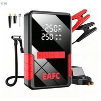 Automobilio paleidimo starteris 2000A 12V su kompresoriumi 150 PSI, powerbank ir žibintuvėliu