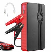 Automobilio paleidimo įrenginys ir išorinė baterija 400A 30000mAh 12V, 2.0L benzinui, raudonas-juodas