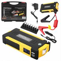 Automobilio paleidimo starteris ir išorinė baterija Kraft&Dele, 16800 mAh, 12V, su dėklu, USB-A 3.0