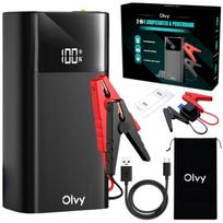 Automobilio akumuliatoriaus paleidimo įrenginys Olvy 12V 1500A, išorinė baterija