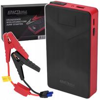 Automobilio startavimo įrenginys su 800A srove ir 10000 mAh išorine baterija