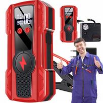 Automobilio paleidimo įrenginys su powerbank, gnybtais ir žibintuvėliu, 20000 mAh