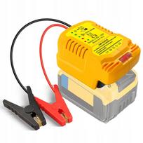 Automobilio paleidimo adapteris Dewalt 18V, 12V, 35L variklio laidas, 11AWG
