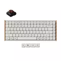 Keychron K3U-Q3Z 75% Milk POM Brown Switch 8K mechaninė klaviatūra