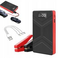 Išorinė baterija ir automobilio paleidimo įrenginys 800A, 30000mAh, su skaitmeniniu ekranu