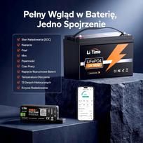 Akumuliatoriaus stebėjimo prietaisas 500A, Bluetooth, 8V–120V, su būklės rodymu ir istorija