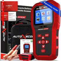 Automobilių diagnostikos OBD2 ir akumuliatoriaus patikros testeris