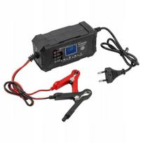 Automatinis automobilio akumuliatoriaus įkroviklis 12V 6A su LCD ekranėliu