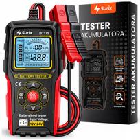 Baterijų testeris SURIX BT175, 12V/24V, skaitmeninis LCD
