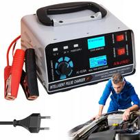 Automobilinis lygintuvas 12V/24V 30A su LCD, tinkamas AGM, GEL, SLA, WET akumuliatoriams