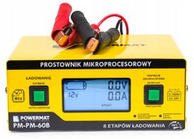 Akumuliatoriaus mikroprocesorinis įkroviklis Powermat 6V–24V PM-PM-60B