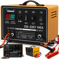 Automobilinis akumuliatorių įkroviklis START 12/24V, 140A, LCD ekranas