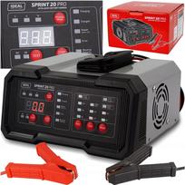 Automatinis akumuliatorių įkroviklis IDEAL SPRINT 20 PRO, tinkamas šlapiems, AGM ir ličio 6V/12V akumuliatoriams, 20A