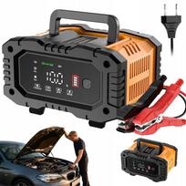 Akumuliatorių įkroviklis 12V/24V 10A, 8 pakopų, automatinis