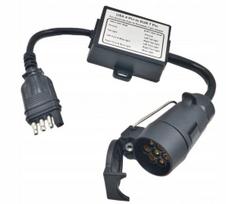 Adapteris / JAV į ES 4 kontaktų / 7 kontaktų priekabos jungčiai