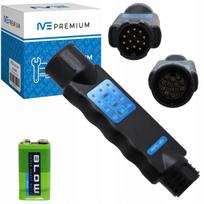 Priekabos jungties testeris 13PIN 12V su 9V baterija