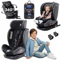Automobilinė kėdutė SWIVEL 360° su ISOFIX, 40–150 cm, i-Size R129 + daiktų krepšys
