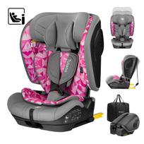 Automobilinė kėdutė Tulano ISOFIX, 9-36 kg, i-Size, sulankstoma, rožinė, 76–150 cm