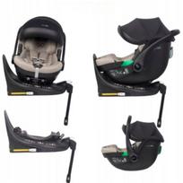 Automobilinė kėdutė EASYGO BUZ PRO su ISOFIX baze, taupe, 40–87 cm