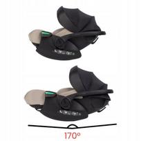 Automobilinė sėdynės bazė EasyGo BUZ XTD, ISOFIX, pasukama, sulankstoma, taupe