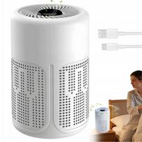 Oro valytuvas su jonizatoriumi, baltas, 5 W, neigiamų jonų filtravimas, 5 V