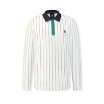 FILA Tennis Versatile Trendy Casual Sports Polo Shirt Men tops A11M623209FZA M white