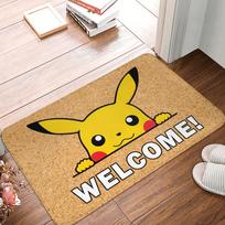 P-Pokemonas Pikachu Durų kilimėlis Kilimėlis Neslystantis Virtuvės Vonios Tualeto Kilimas Kilimas 40*60cm 40x60cm yellow