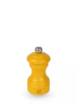 Peugeot Bistro pipirų malūnėlis 10 cm šafrano geltonumo lakuotas buko medis