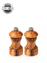 Peugeot Bistro pipirų ir druskos malūnėlių rinkinys, alyvmedžio mediena, 10 cm, Duo