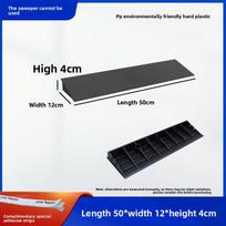 3-10CM Plastikinis durų slenkstuko praėjimas Neslystantis pleišto padėklas Vidaus lauko nuolydžio kilimėlis vežimėliams ir automobiliams
