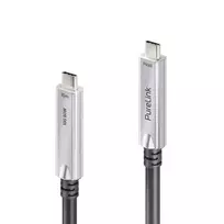 PureLink FiberX 10 FX-I605-010 10 m aktyvus optinis USB-C kabelis – 10Gbps, juodas