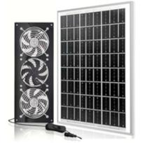 32W saulės energija maitinamas stogo ventiliatorius su 10 colių stogo anga - IP68 vandeniui atspari „pasidaryk pats“ vėdinimo sistema karščiui mažinti type 3