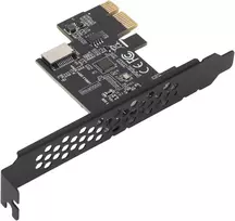 GEMBIRD UPC-U3 PCI Express USB 3.2 Gen 1 kortelė, 2x Type-A, SATA maitinimas, ASMedia mikroschemų rinkinys