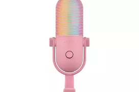 Razer Seiren V3 Chroma 32 bit DSP USB kondensatorinis mikrofonas - Kvarcinis rožinis