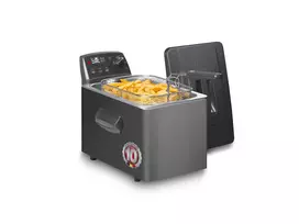 Fritel Turbo SF 4551M gruzdintuvė 3200 W 4,5 l nerūdijančio plieno, juoda