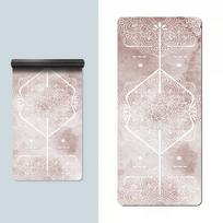 Suede Print Yoga Mat Rubber Yoga Mat Foldable Anti Slip Wear-resistant Fitness Mat Ultra-thin Portable Soft Cushion68/80cm*1.5mm 183cmx68cmx1.5mm