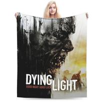 Funny Dying Light The Beast game Blankets Ultra-Soft Fleece Comfortable Throw Blanket Machine Washable Size: 75*100cm, Weight: 230 GSM gray