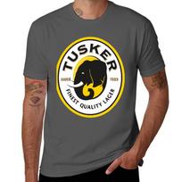 Tusker Lager Tshirt Lightweight Sport Basic Tshirt L black