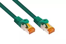 KABELMEISTER Cat.7 S/FTP tinklo kabelis, RJ45, 10 m, žalias, halogenų neturintis TPE apvalkalas, 10Gbps