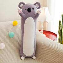 Ilga dekoratyvinė pagalvė panda lėlė pliušinis žaislas didelė koala gyvūno lėlė 50cm0.2kg beige