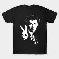Vintage The Young Ones Rik Mayall Rick Graphic T-Shirt Cotton Short Sleeve Y2k Funny Tee T Sh XL white