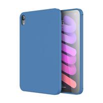 for iPad Mini 6 7 8.3'' Liquid Silicone Case Shockproof Full Cover Shell for Apple iPad Air 4 Air 5 10.2 9th 8th Case Pro11 12.9 for ipad Air11 2024 mėlyna