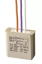 GROTHE Impulsinė relė įleidžiamo montavimo 230V AC 3-500W su mygtuku MTR500E 5454050