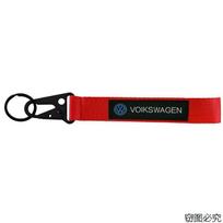 Automobilio logotipas Raktų pakabukas Madingas Nailoninis Vanago Sagtukas Raktų pakabukas Volkswagen VW GTI Passat Sharan MK6 Tiguan Bora Jetta CC Beetle kc2 raudona