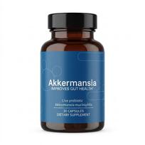 Akkermansia probiotikas su prebiotinėmis skaidulomis, didina GLP-1 gamybą, gerina žarnyno veiklą, be GMO, veganiškas 1pack