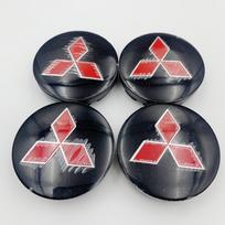10pcs 56mm 60mm Car Wheel Center Hub Caps Emblem for Mitsubishi Ralliart Lancer ASX Colt Pajero Outlander Eclipse Delica pdzb01 56mm Stickers&10 Pcs gray